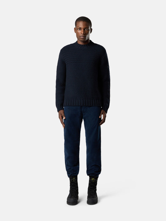 J100005 INDIGO MICRO CORDUROY-RINSED