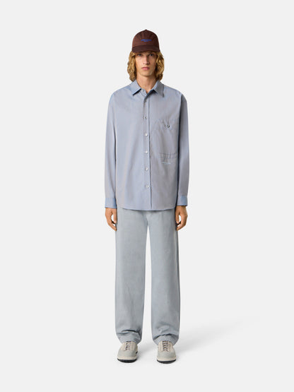 1100003 ORGANIC OXFORD COTTON_STONE ISLAND MARINA