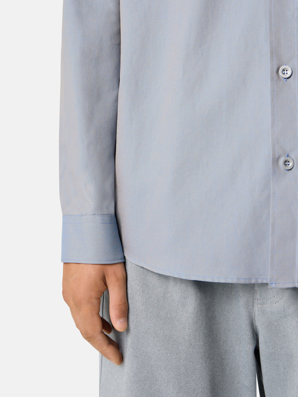 1100003 ORGANIC OXFORD COTTON_STONE ISLAND MARINA