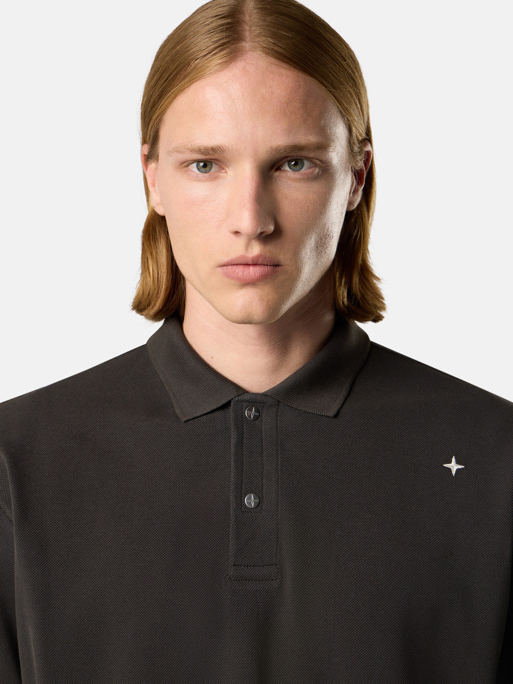 2200010 50/2 ORGANIC COTTON PIQU¨¦_STONE ISLAND STELLINA