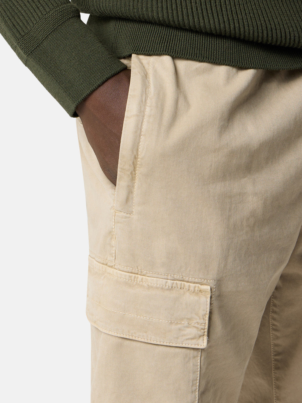 3100033 STRETCH ORGANIC BROKEN TWILL COTTON 'OLD' EFFECT