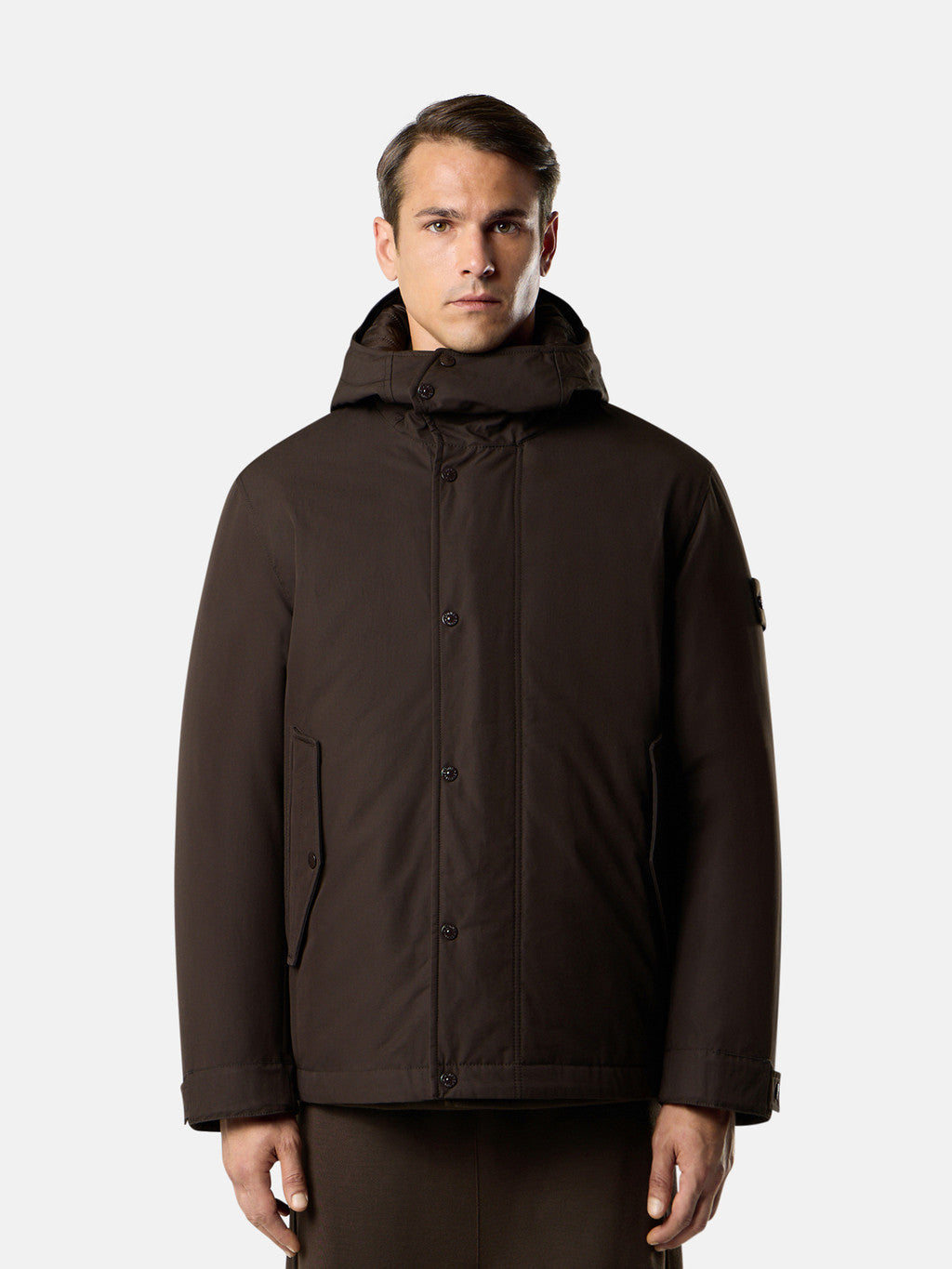 4100105 WEATHERPROOF COTTON CANVAS_STONE ISLAND GHOST