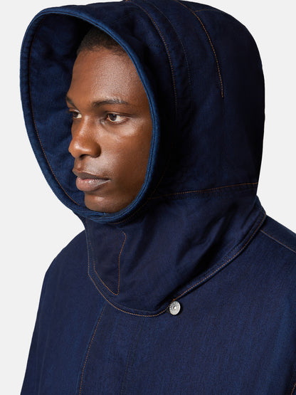 4100122 INDIGO POLYPROPYLENE DENIM LIGHT-RINSED