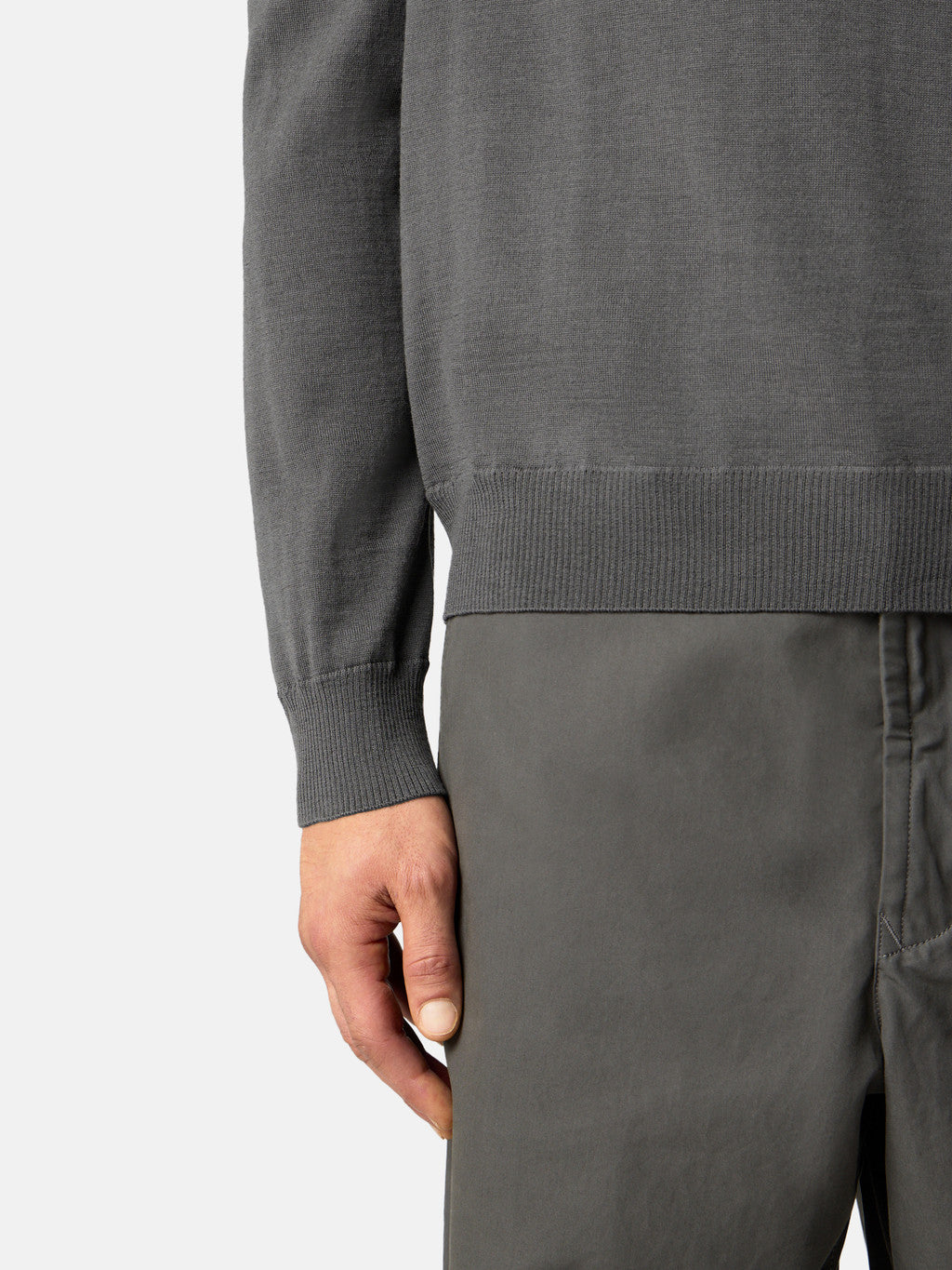 5100075 PURE LIGHT RWS WOOL_STONE ISLAND GHOST