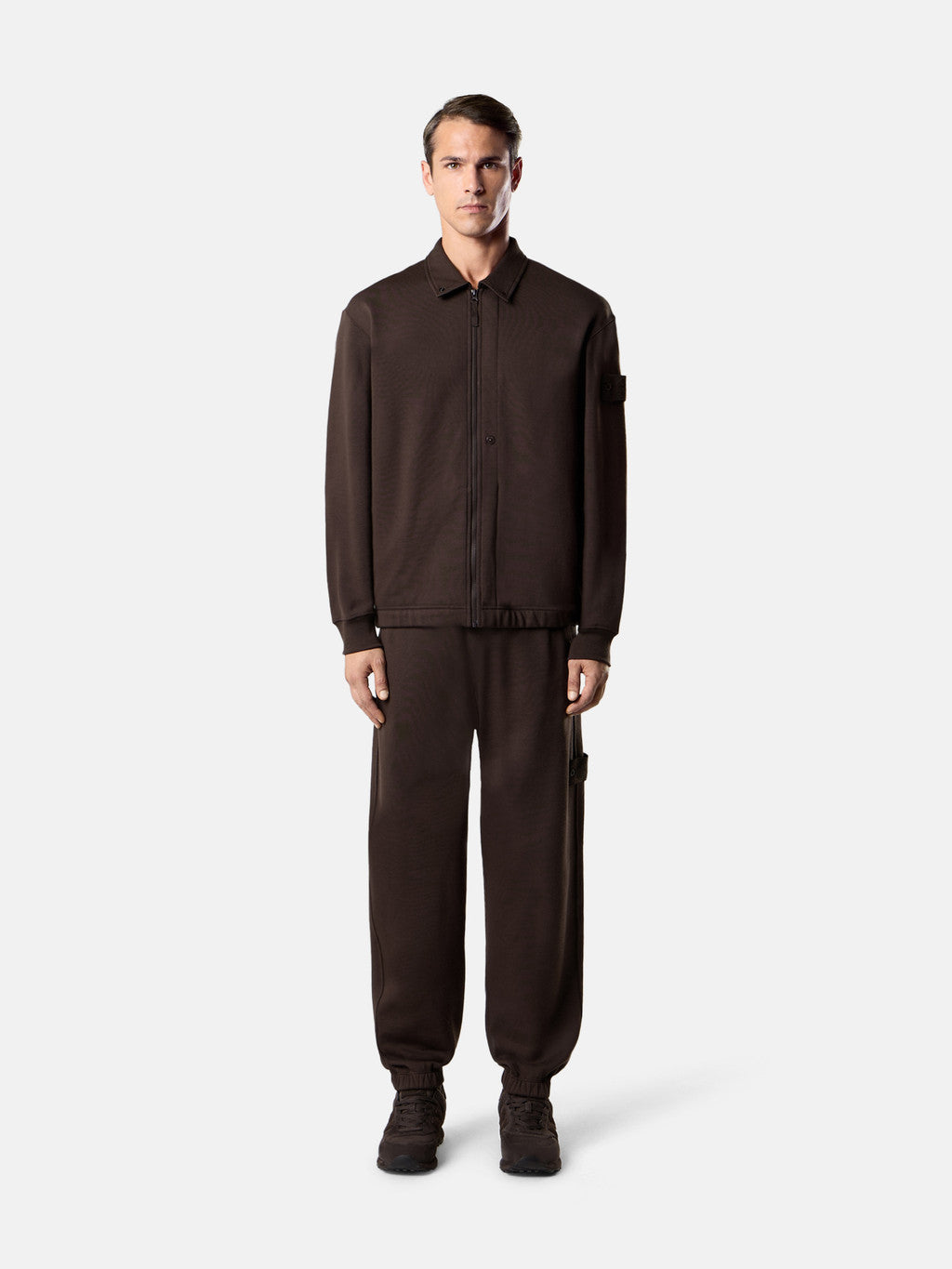 6100050 COTTON WOOL FLEECE_STONE ISLAND GHOST