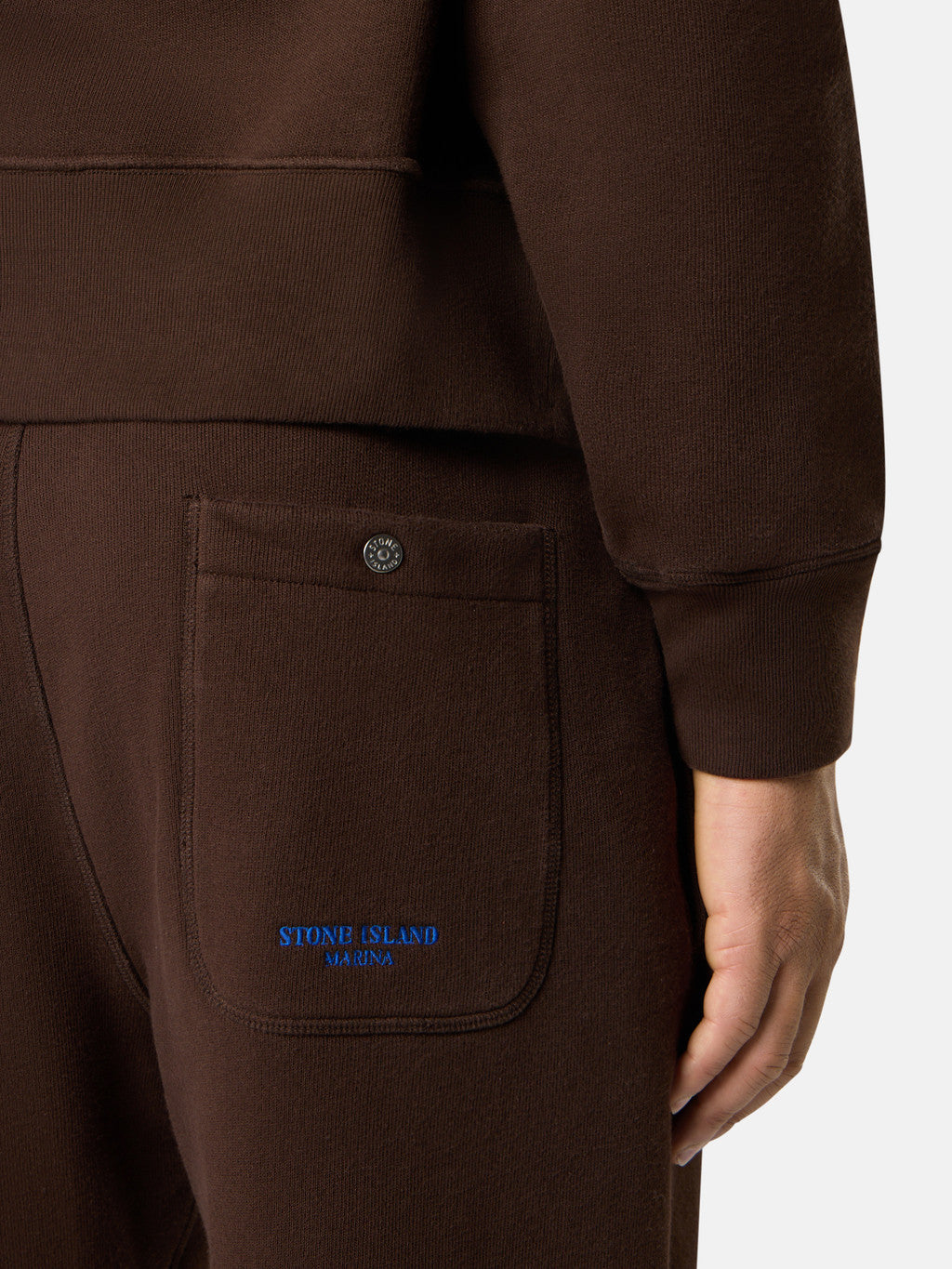 6200005 BRUSHED ORGANIC COTTON FLEECE_STONE ISLAND MARINA