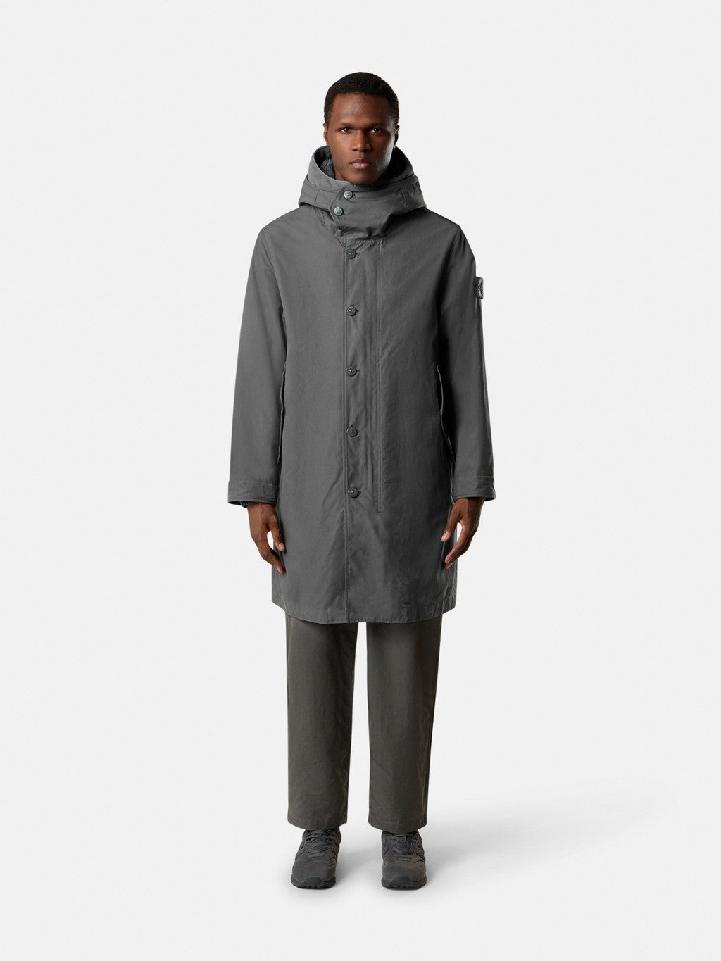 7100019 WEATHERPROOF COTTON CANVAS_STONE ISLAND GHOST