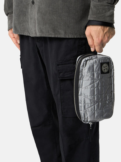 9200017 QUILTED NYLON METAL IN ECONYL