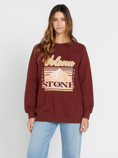 Stone Magic Boyfriend Crew Sweatshirt