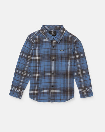 Little Boys Caden Plaid Long Sleeve Shirt