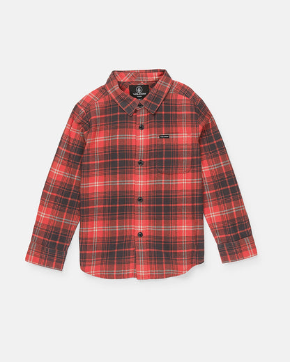 Little Boys Caden Plaid Long Sleeve Shirt