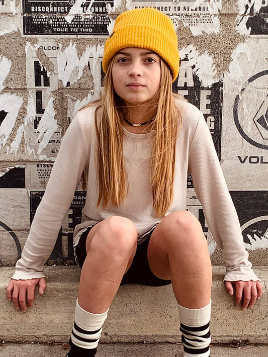 Girls Lived In Lounge Thermal Long Sleeve Top