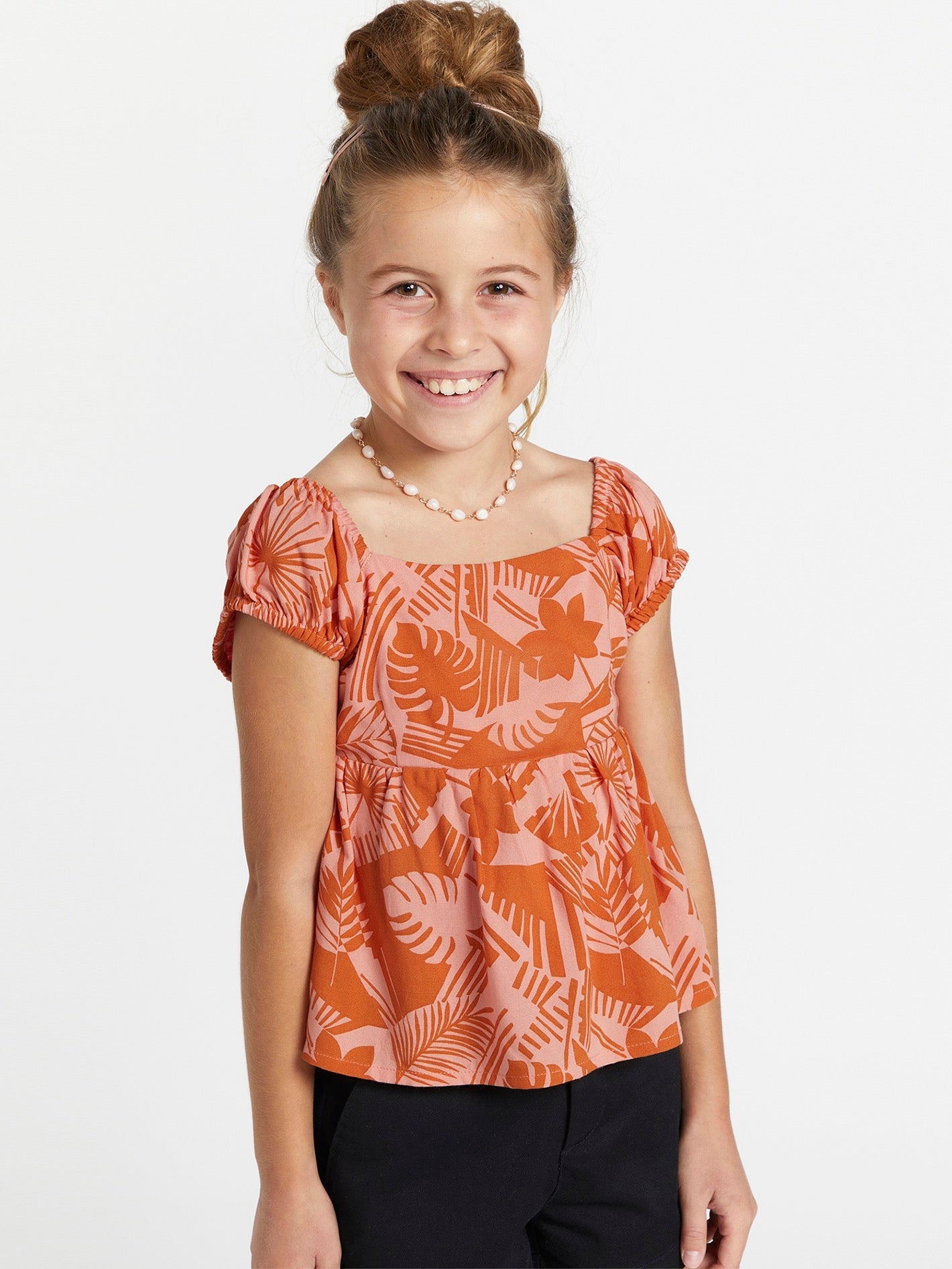 Girls Off Tropic Top