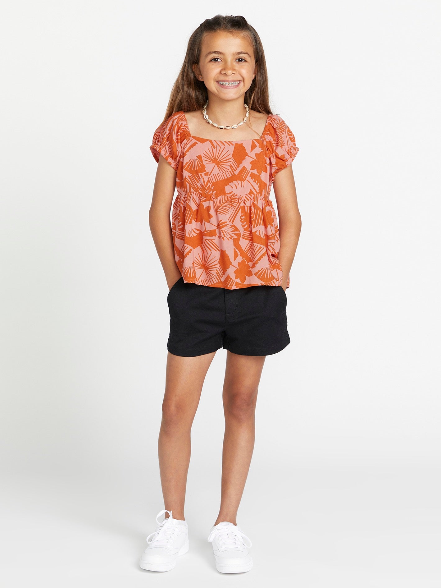 Girls Off Tropic Top