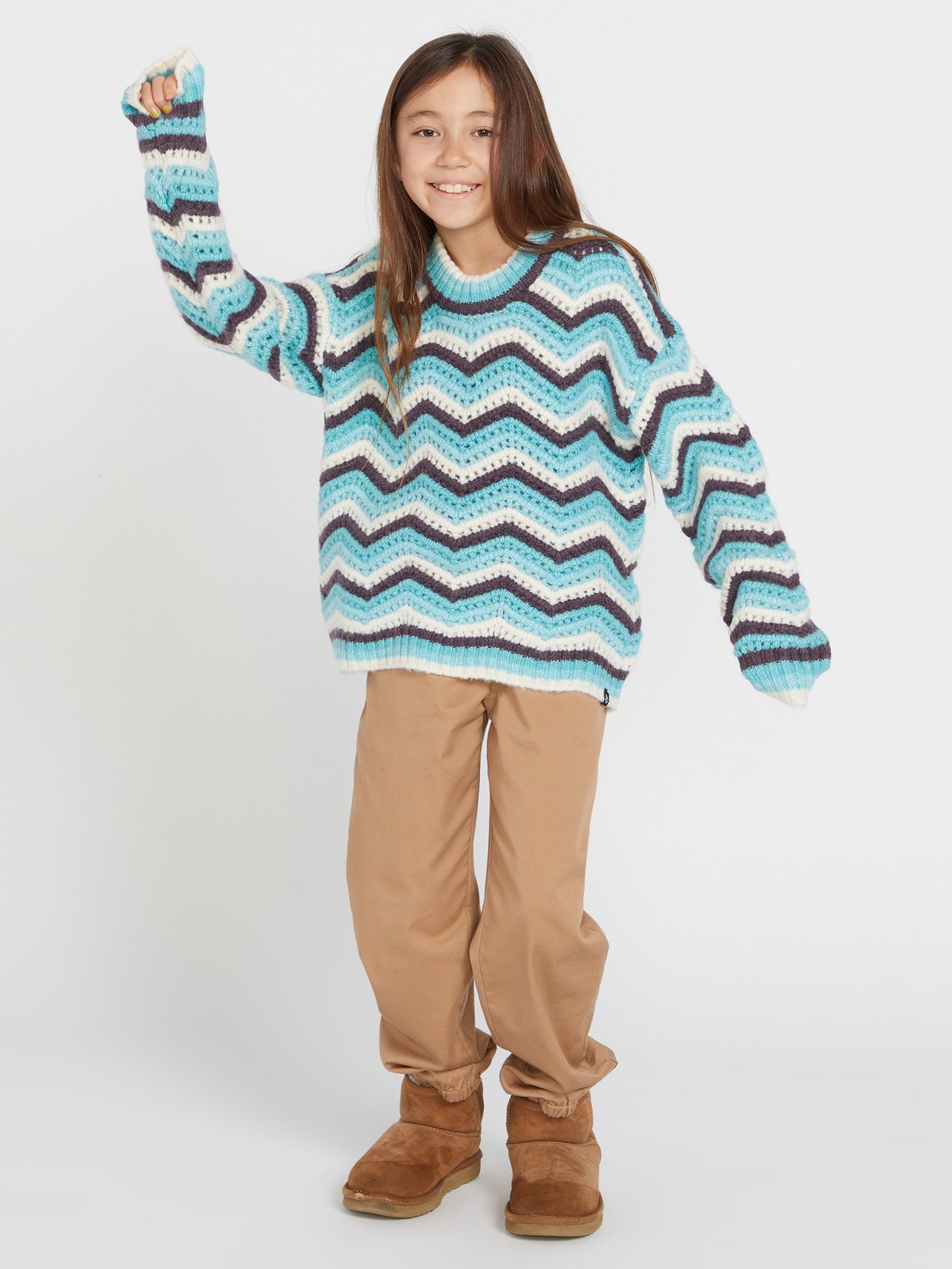 Girls Zigzy Zagzy Sweater