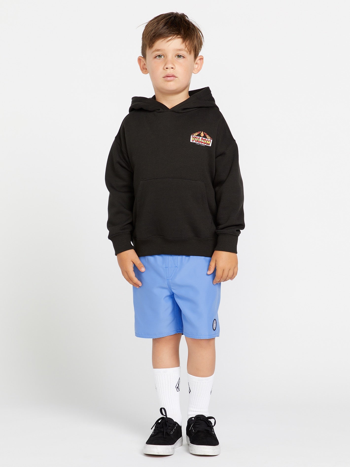 Little Boys Flamey V Pullover