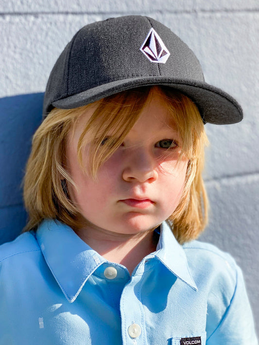 Little Boys Full Stone Heather Flexfit Hat