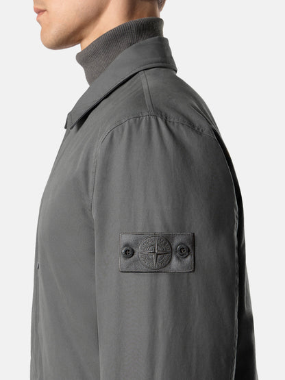 A100001 WEATHERPROOF COTTON CANVAS_STONE ISLAND GHOST