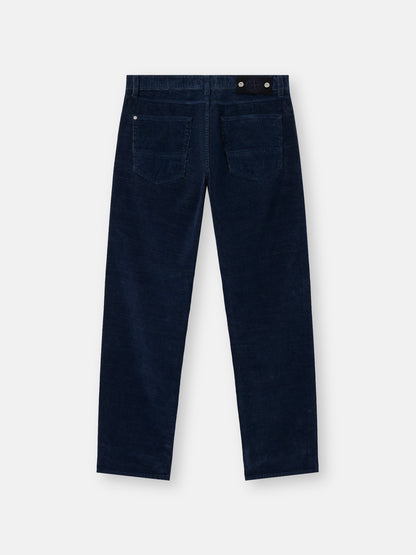 J100005 INDIGO MICRO CORDUROY-RINSED