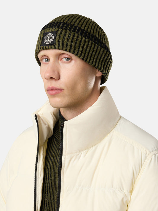 N100003 MIXED FABRIC VANISE FULL RIB RWS WOOL