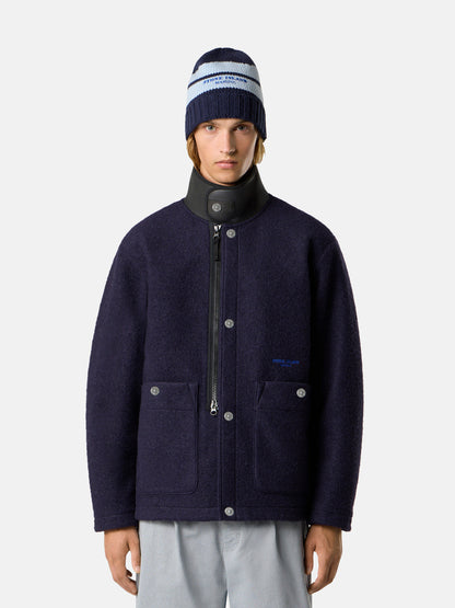 Q100020 FELTED WOOL POLYESTER_STONE ISLAND MARINA