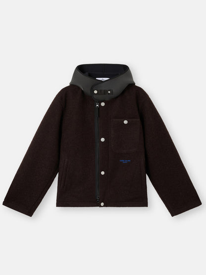 Q100021 FELTED WOOL POLYESTER_STONE ISLAND MARINA